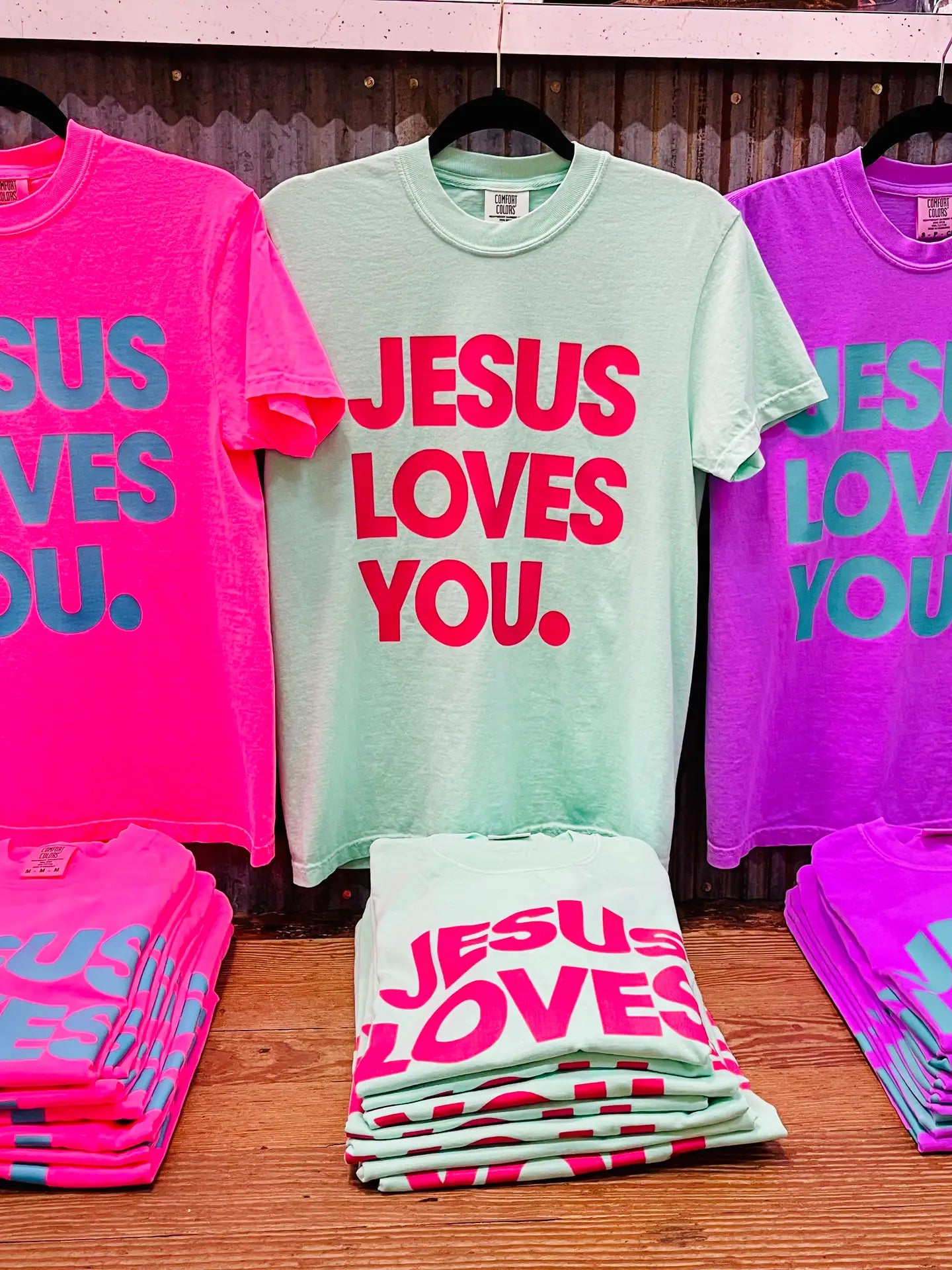 JESUS LOVES YOU COMFORT COLORS TEE