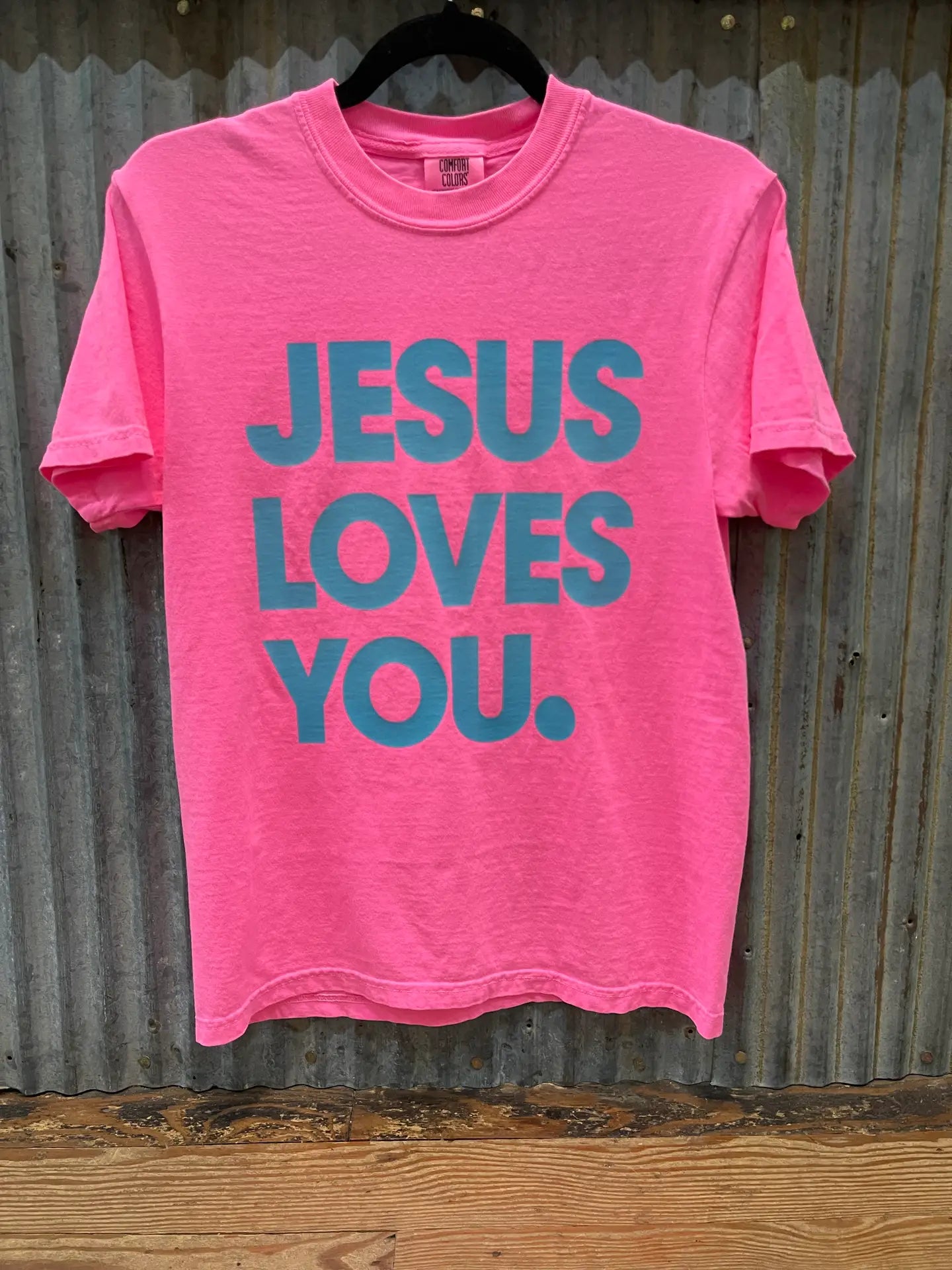 JESUS LOVES YOU COMFORT COLORS TEE