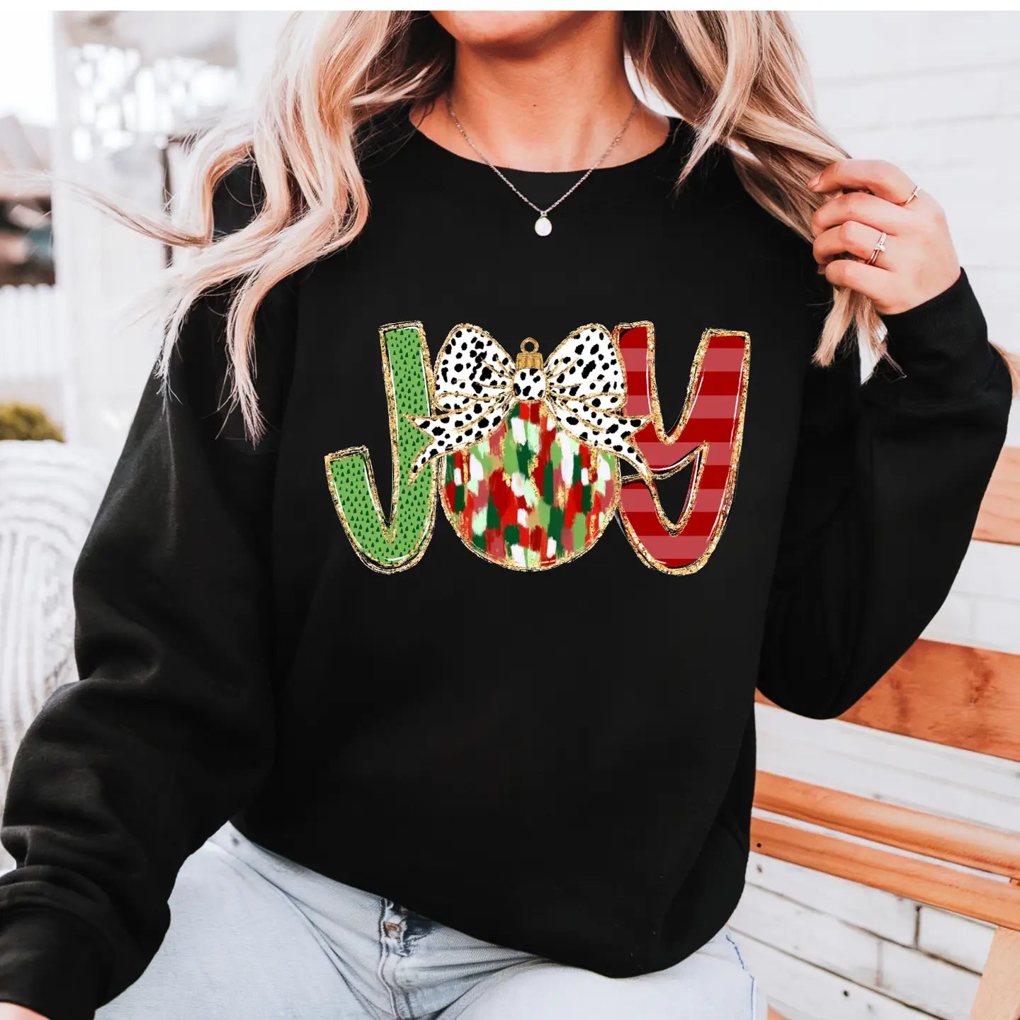 JOY CREWNECK TEE/SWEATSHIRT