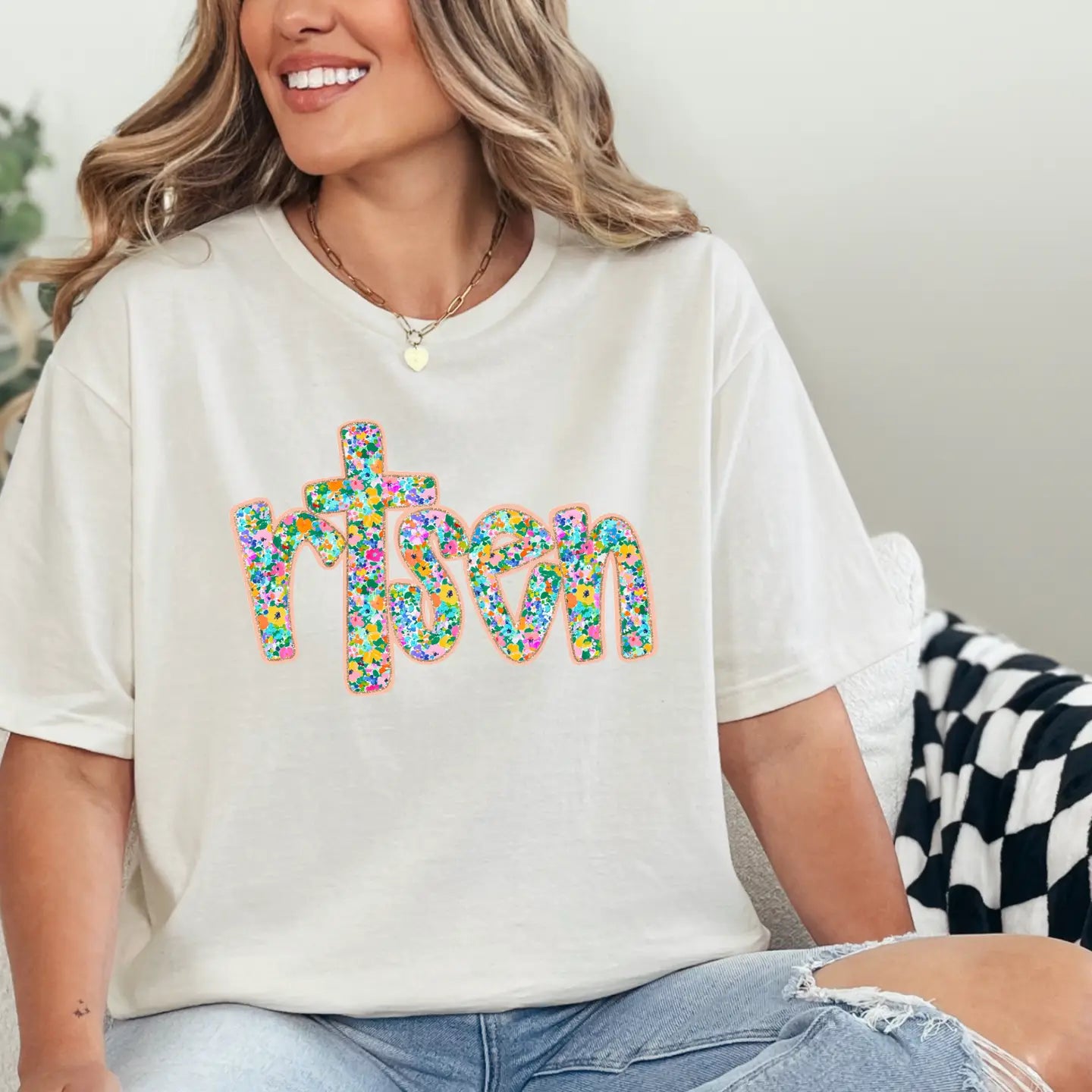 RISEN CREWNECK TEE/SWEATSHIRT