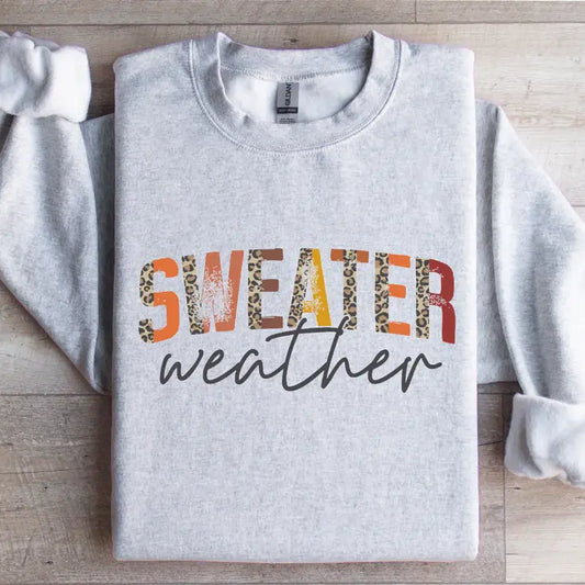 SWEATER WEATHER CREWNECK TEE/SWEATSHIRT