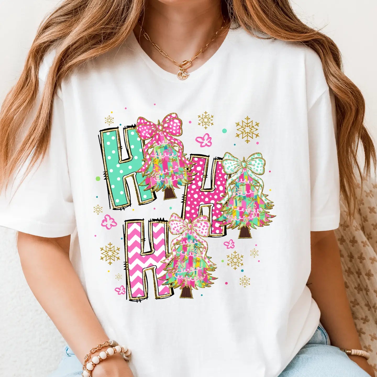 HO HO HO CREWNECK TEE/SWEATSHIRT