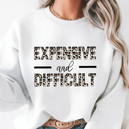EXPENSIVE AND DIFFICULT CREWNECK TEE/SWEATSHIRT