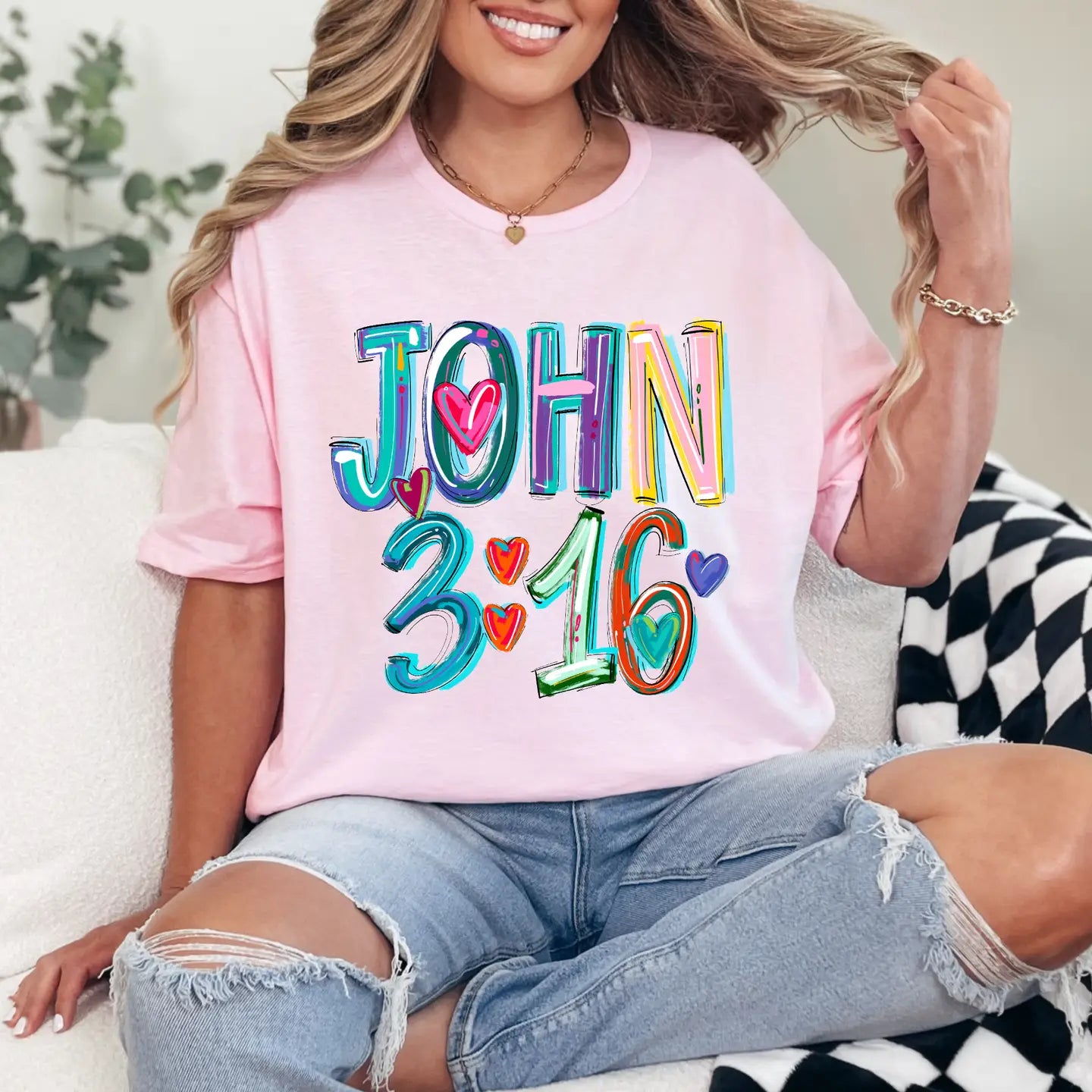 JOHN 3:16 CREWNECK TEE/SWEATSHIRT