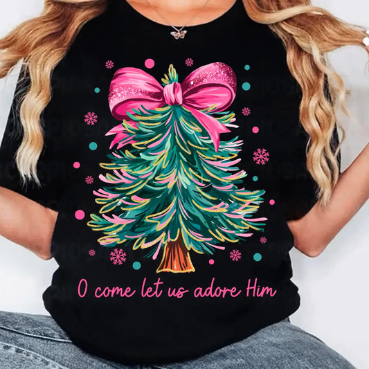 O COME LET US ADORE HIM CHRISTMAS TREE