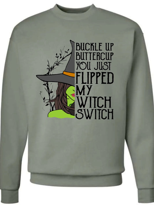 BUCKLE UP BUTTERCUP CREWNECK TEE/SWEATSHIRT