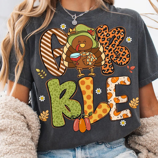 GOBBLE CREWNECK TEE/SWEATSHIRT