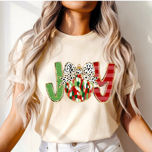 JOY CREWNECK TEE/SWEATSHIRT