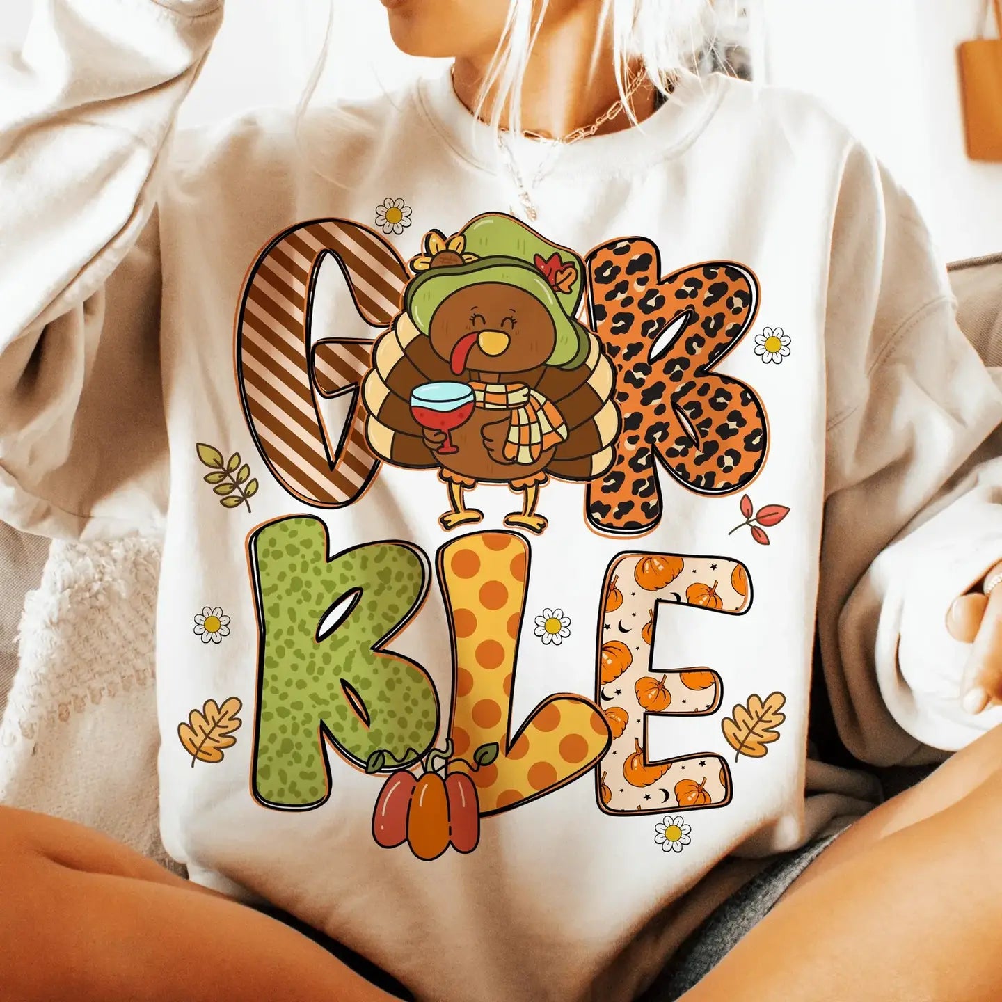 GOBBLE CREWNECK TEE/SWEATSHIRT