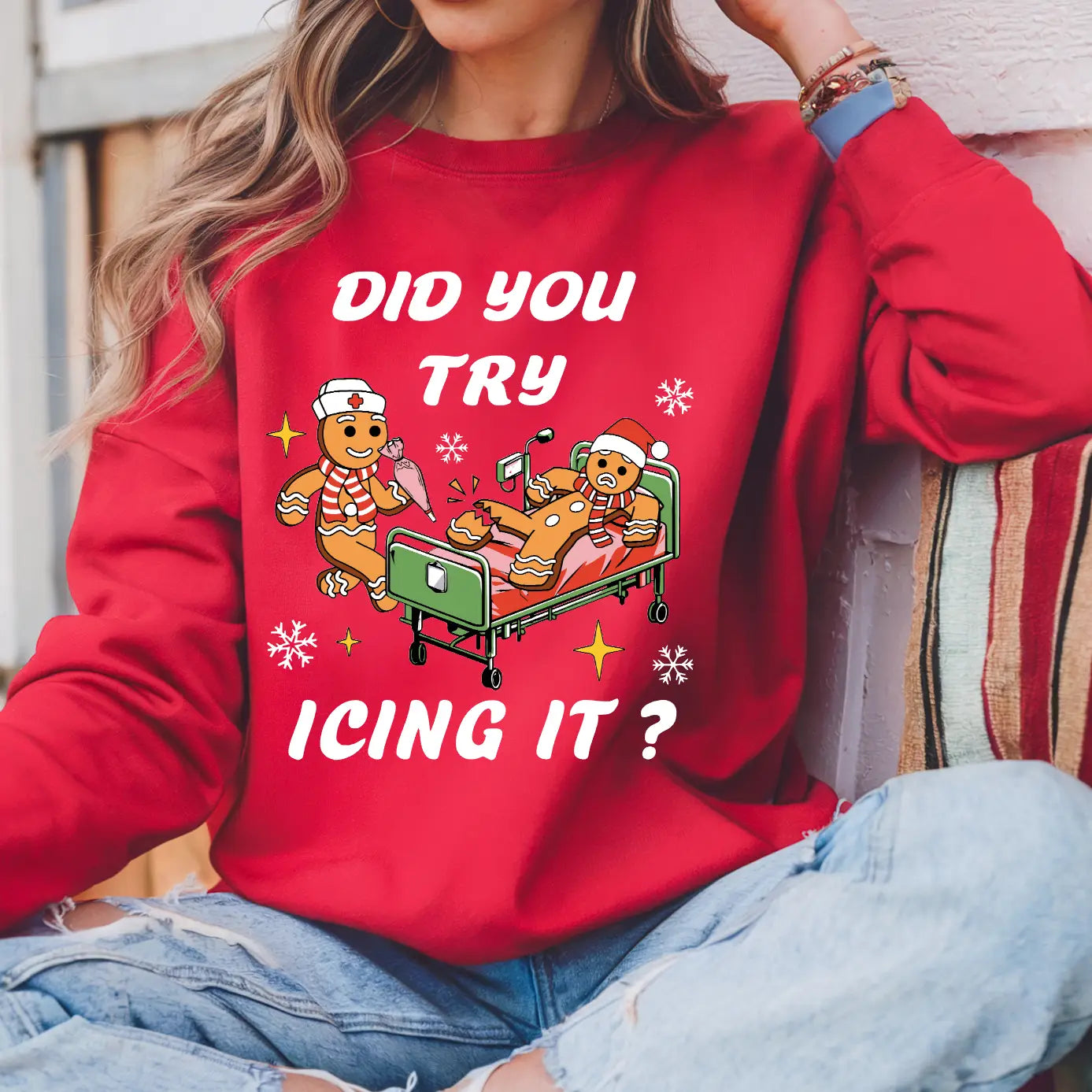 DID YOU TRY ICING IT TEE/SWEATSHIRT