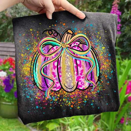 PAINT SPLATTER PUMPKIN