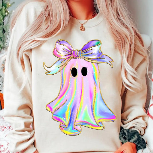 GHOST CREWNECK TEE/SWEATSHIRT