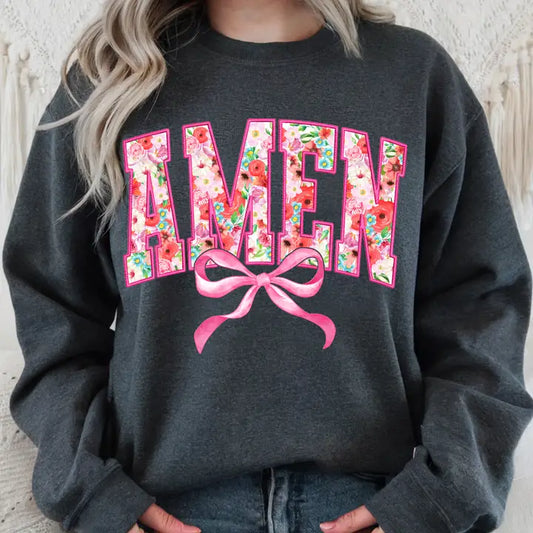 AMEN CREWNECK TEE/SWEATSHIRT