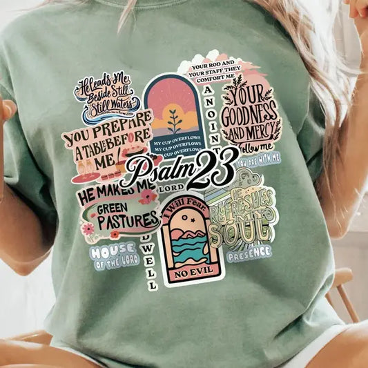 PSALM 23 CREWNECK TEE/SWEATSHIRT