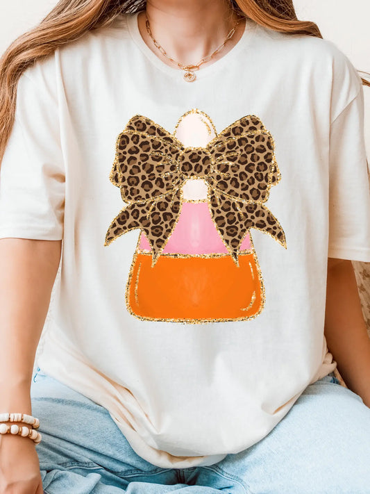 CANDY CORN CREWNECK TEE/SWEATSHIRT