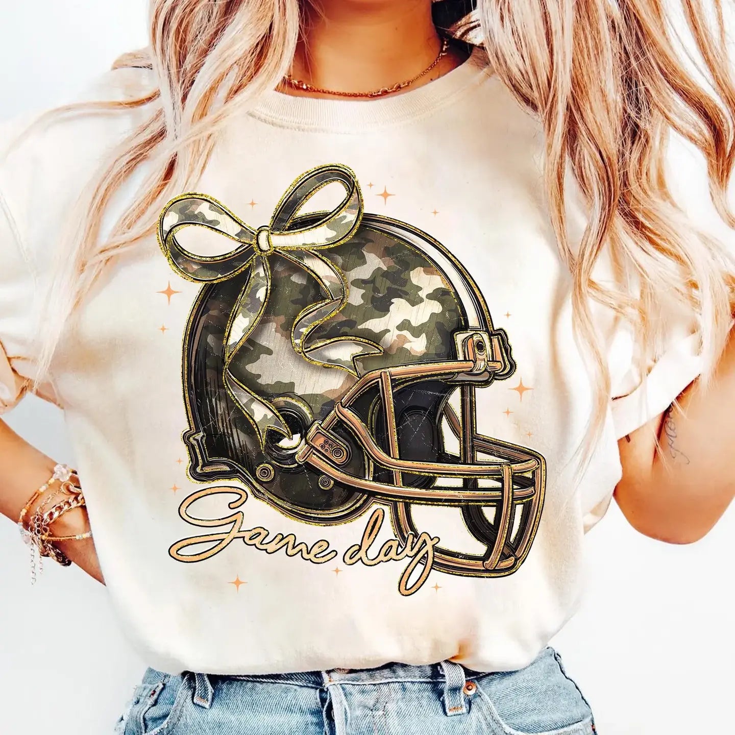 CAMO FOOTBALL HELMET