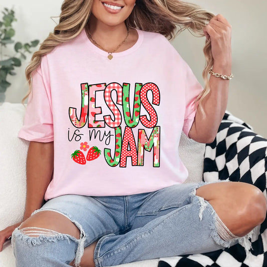 JESUS IS MY JAM CREWNECK TEE/SWEATSHIRT