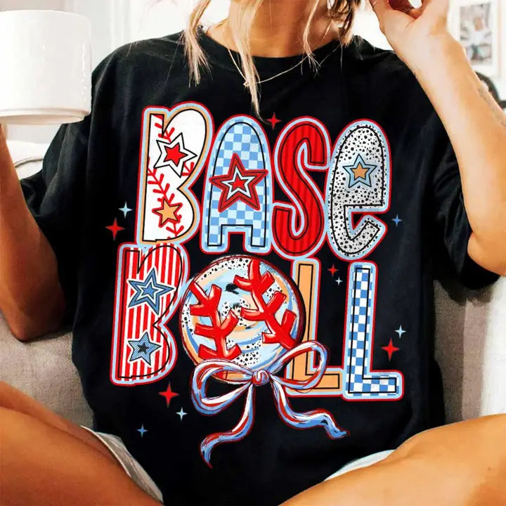 BASEBALL CREWNECK TEE/SWEATSHIRT