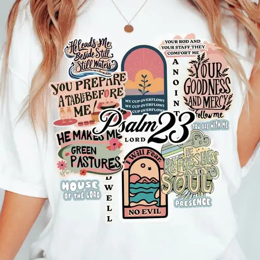 PSALM 23 CREWNECK TEE/SWEATSHIRT