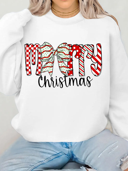 MERRY CHRISTMAS CAKE BOW