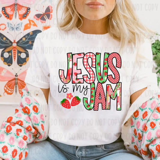 JESUS IS MY JAM CREWNECK TEE/SWEATSHIRT