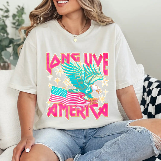 LONG LIVE AMERICA CREWNECK TEE/SWEATSHIRT