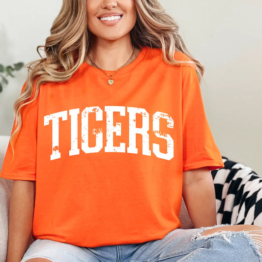 TIGERS CREWNECK TEE/SWEATSHIRT