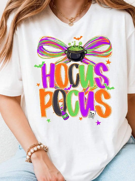 HOCUS POCUS BOW CREWNECK TEE/SWEATSHIRT