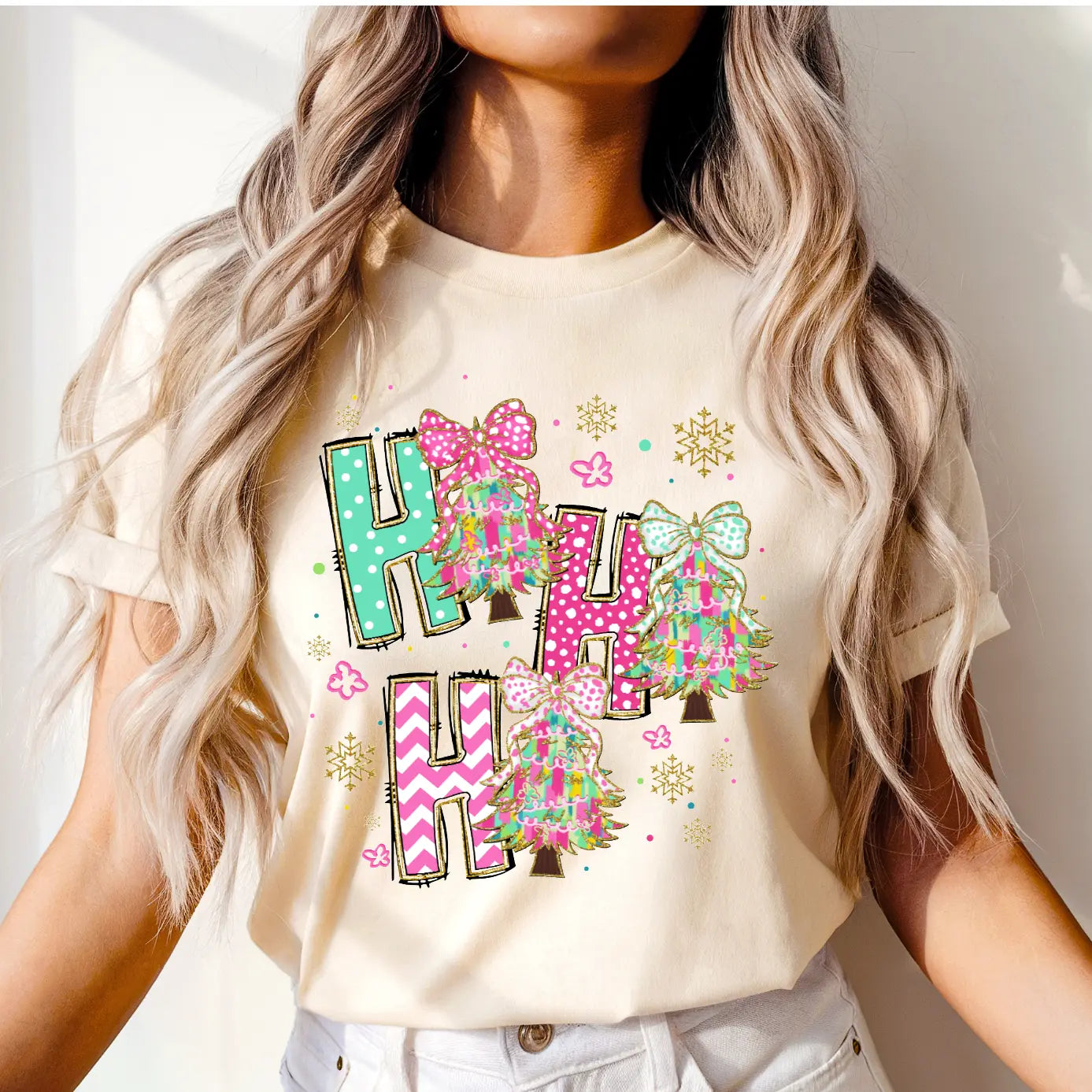 HO HO HO CREWNECK TEE/SWEATSHIRT