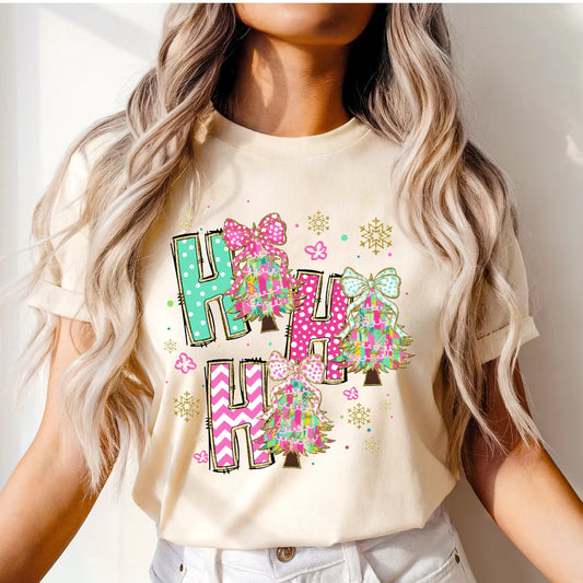 HO HO HO CREWNECK TEE/SWEATSHIRT