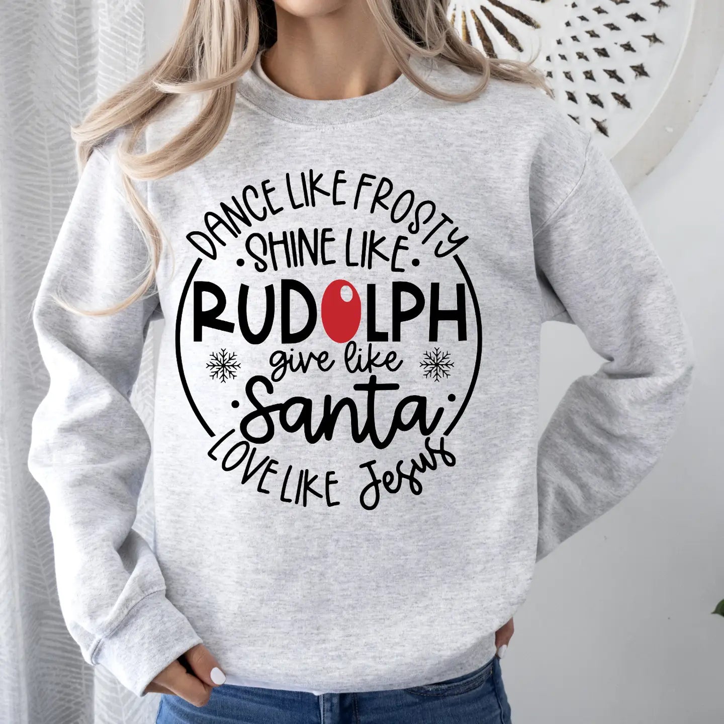 DANCE LIKE FROSTY CREWNECK TEE/SWEATSHIRT