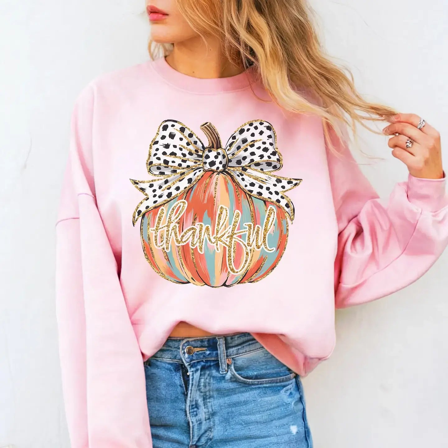 THANKFUL CREWNECK TEE/SWEATSHIRT