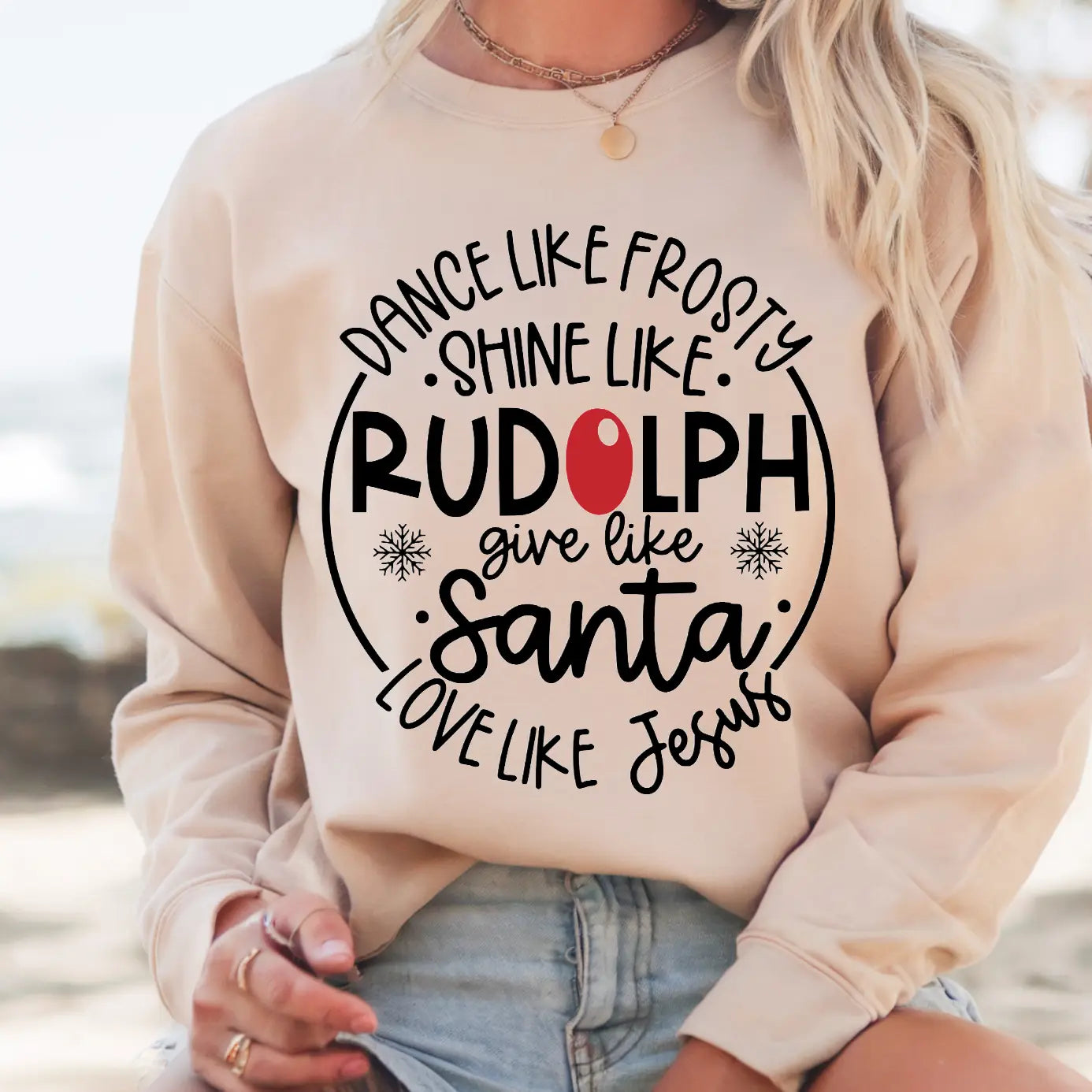 DANCE LIKE FROSTY CREWNECK TEE/SWEATSHIRT