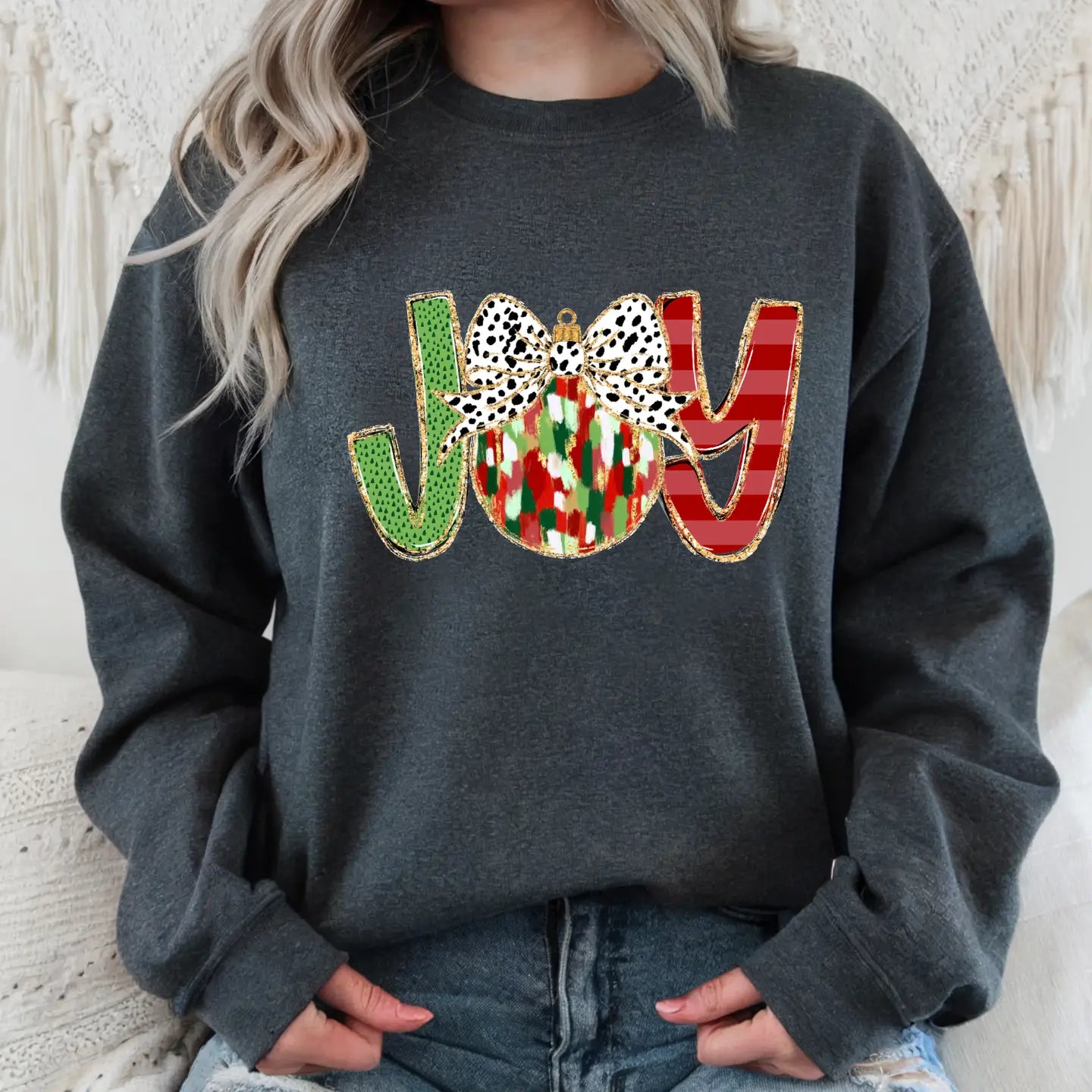 JOY CREWNECK TEE/SWEATSHIRT