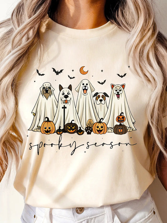 DOG GHOST CREWNECK TEE/SWEATSHIRT
