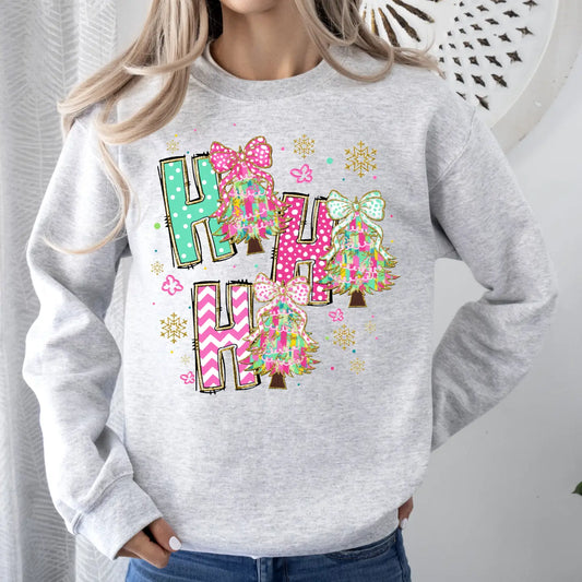 HO HO HO CREWNECK TEE/SWEATSHIRT