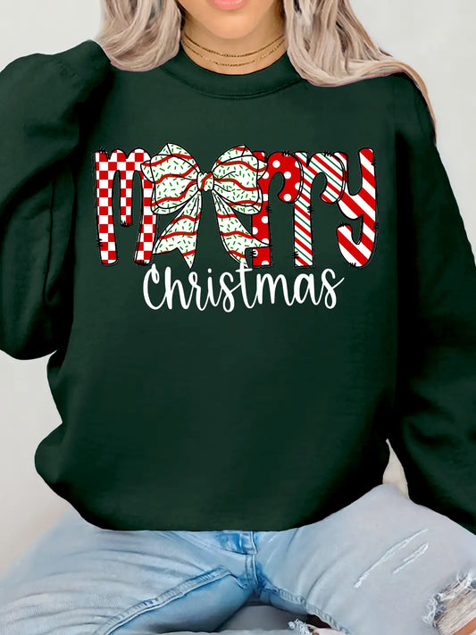 MERRY CHRISTMAS CAKE BOW