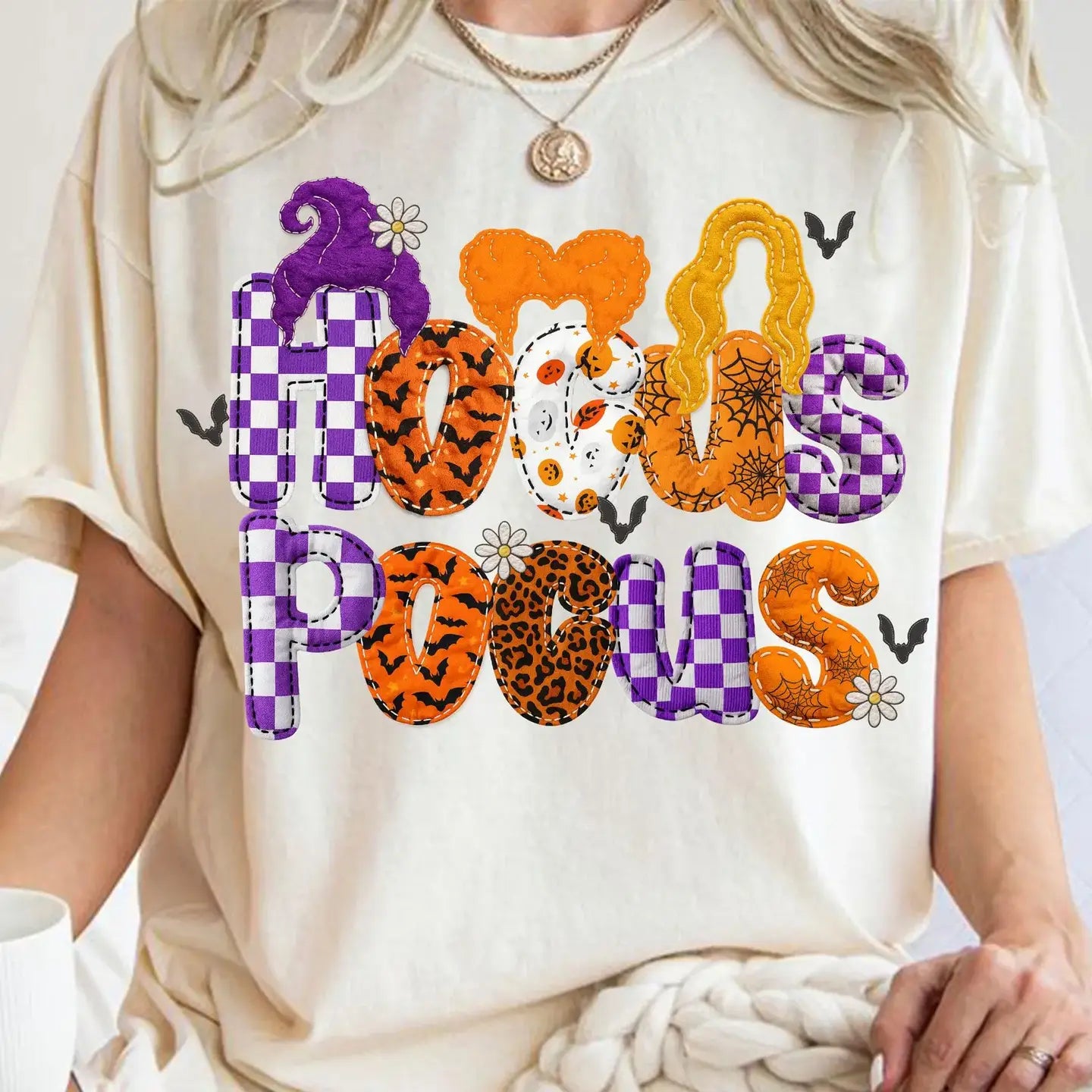 HOCUS POCUS FAUX APPLIQUE
