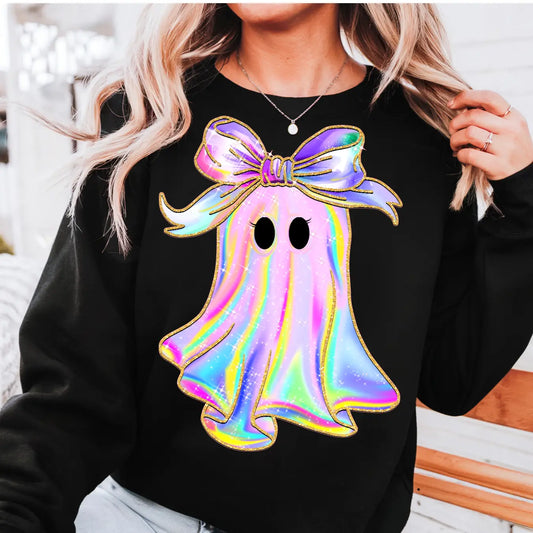 GHOST CREWNECK TEE/SWEATSHIRT