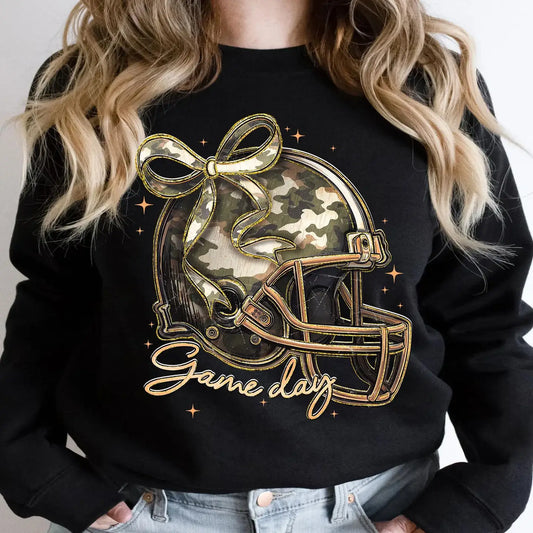 CAMO FOOTBALL HELMET