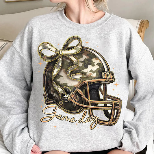 CAMO FOOTBALL HELMET