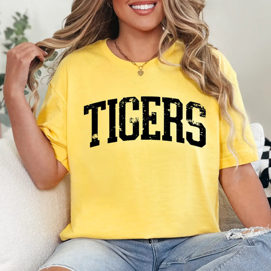 TIGERS CREWNECK TEE/SWEATSHIRT