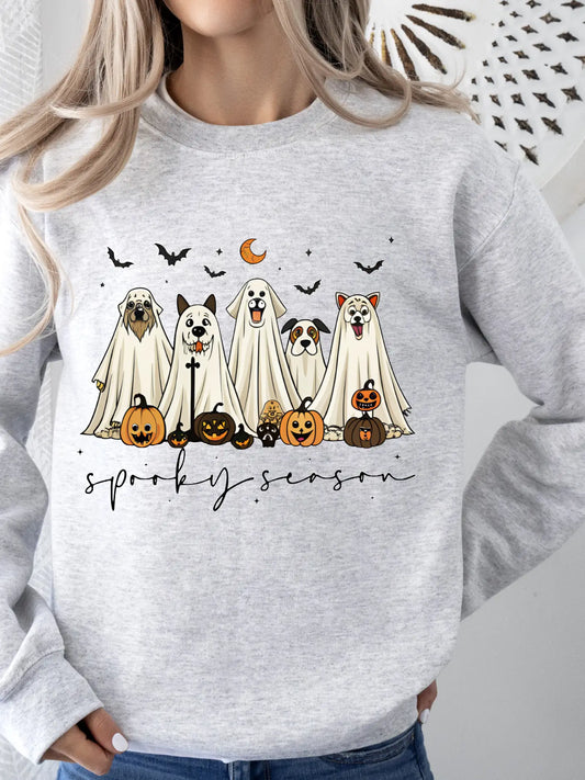 DOG GHOST CREWNECK TEE/SWEATSHIRT