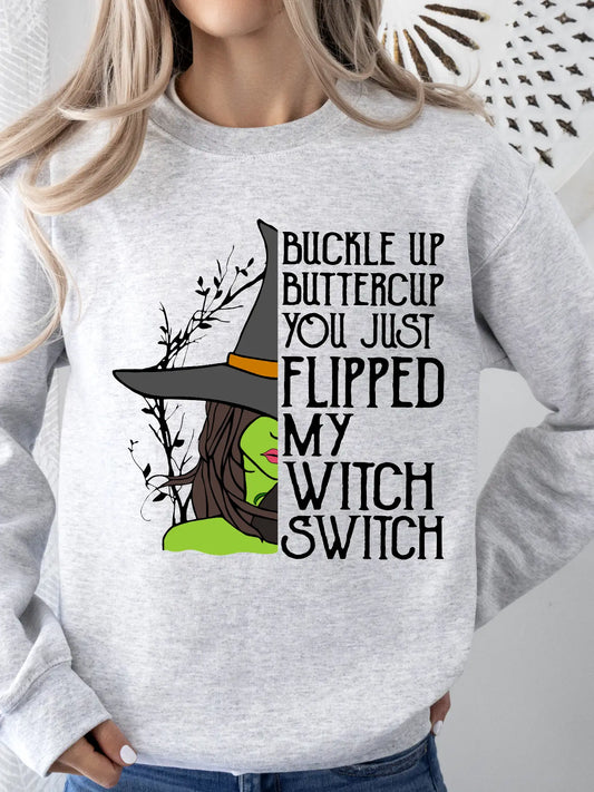 BUCKLE UP BUTTERCUP CREWNECK TEE/SWEATSHIRT