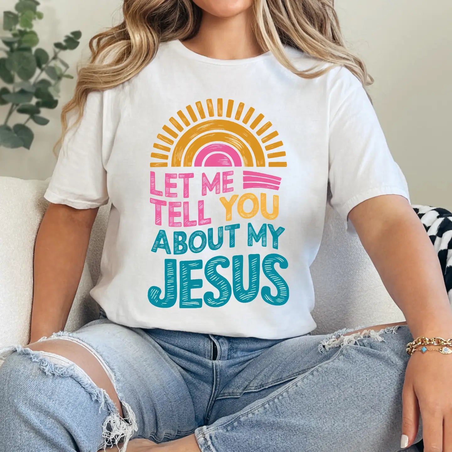 LET ME TELL YOU ABOUT MY JESUS CREWNECK TEE/SWEATSHIRT