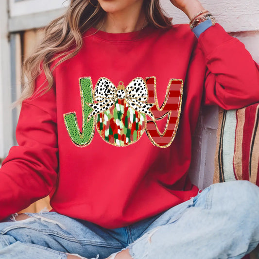 JOY CREWNECK TEE/SWEATSHIRT